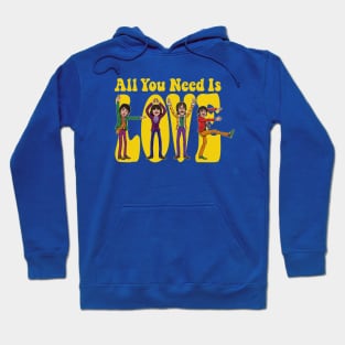 All You Need Is Love - Yellow Hoodie